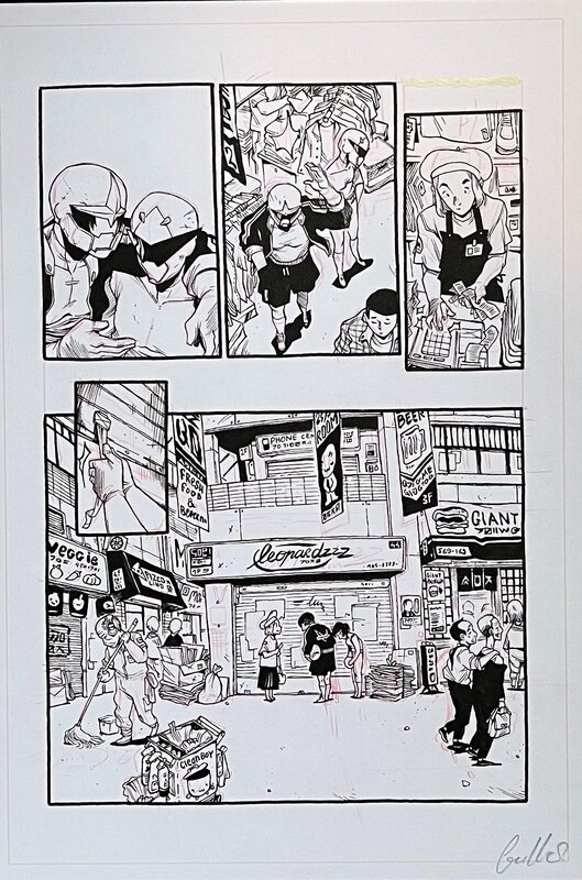 Shin zero par Guillaume Singelin - Planche originale