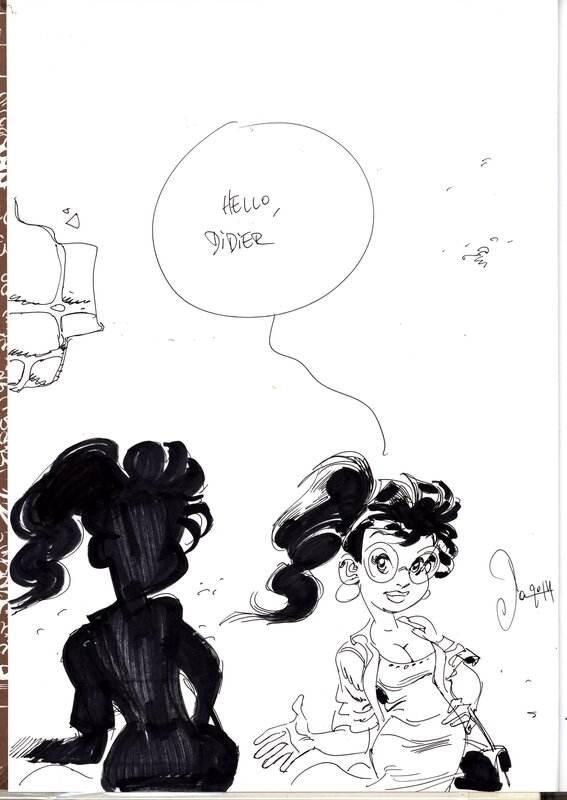 En vente - Dan Verlinden, Janry, Tome, Dan : Le petit Spirou tome 8 édition limitée Khani, dédicace - Dédicace