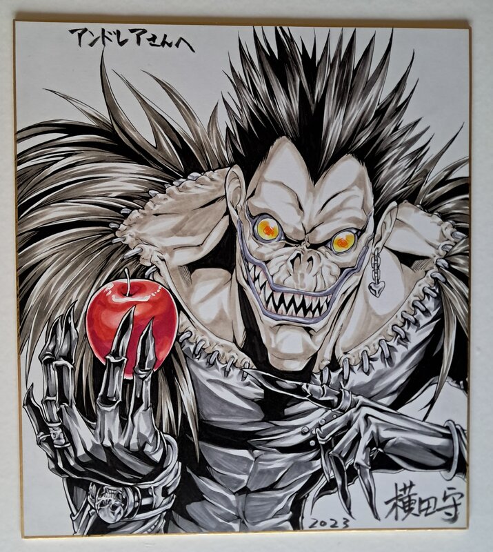 Death Note - Ryuk par Mamoru Yokota - Illustration originale