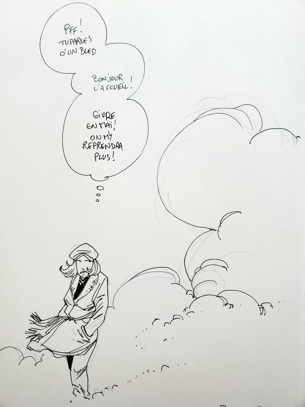 Denis Falque, Eric Corbeyran, LE FOND DU MONDE    T1 MADEMOISELLE H - Dédicace