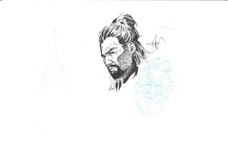 Sheïd by Philippe Pellet - Original art