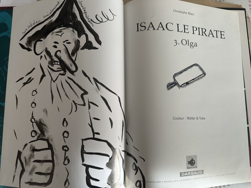 Isaac le Pirate by Christophe Blain - Sketch