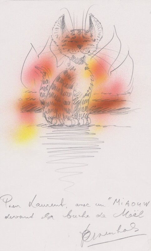 Le chat by François Craenhals - Sketch