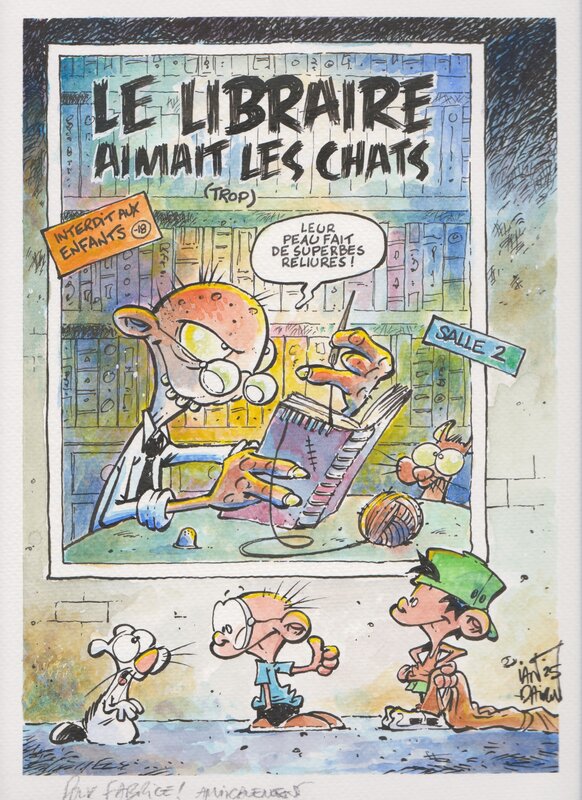 Katz & Kid Paddle par Ian Dairin - Illustration originale