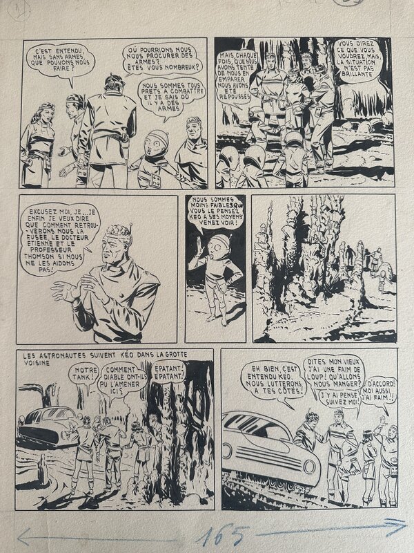 Kaza le Martien par Kline - Planche originale
