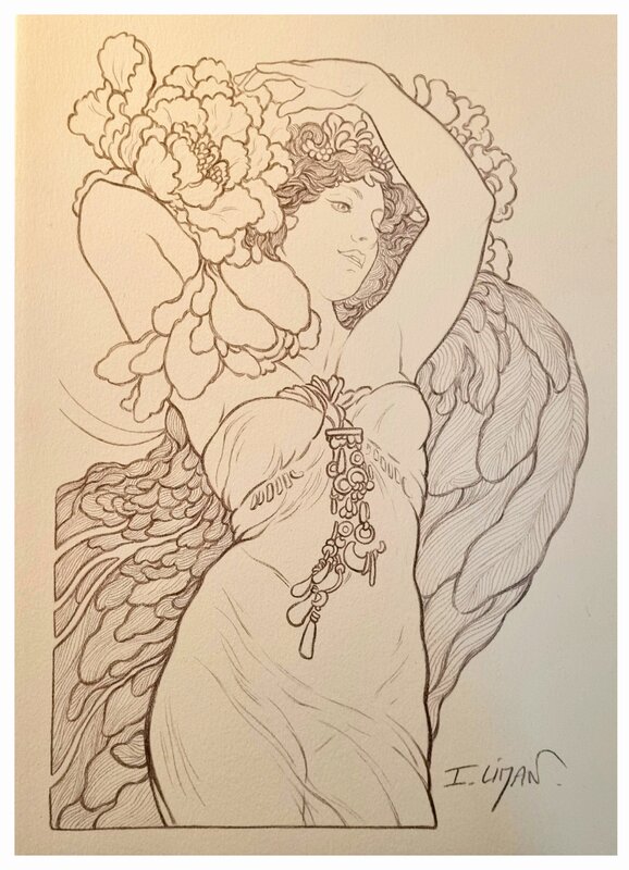For sale - Séraphaé by Ingrid Liman - Original Illustration