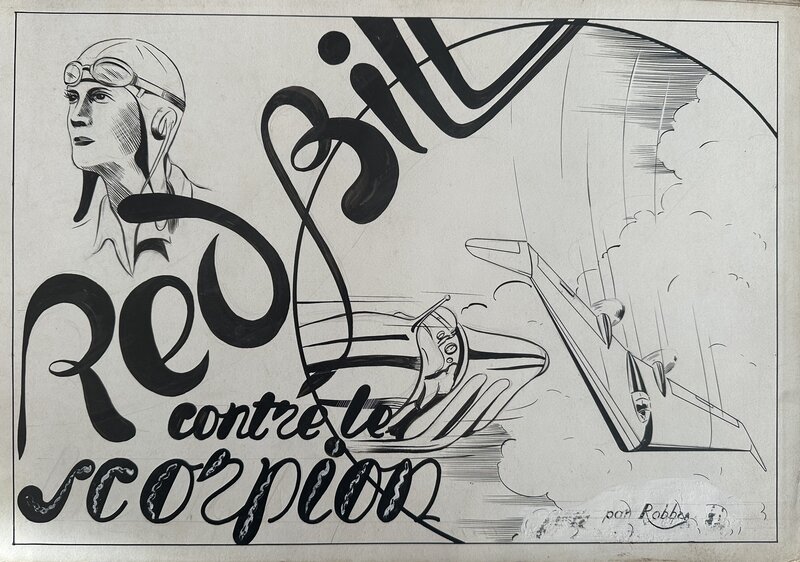 Robba, Red Bill contre le Scorpion - Planche originale