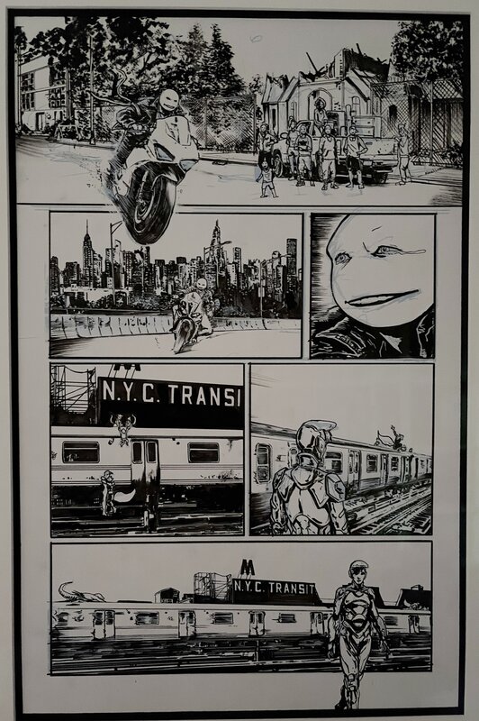 Tortue ninja par Gavin Smith - Planche originale