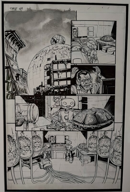Tortue Ninja par Cory Smith - Planche originale