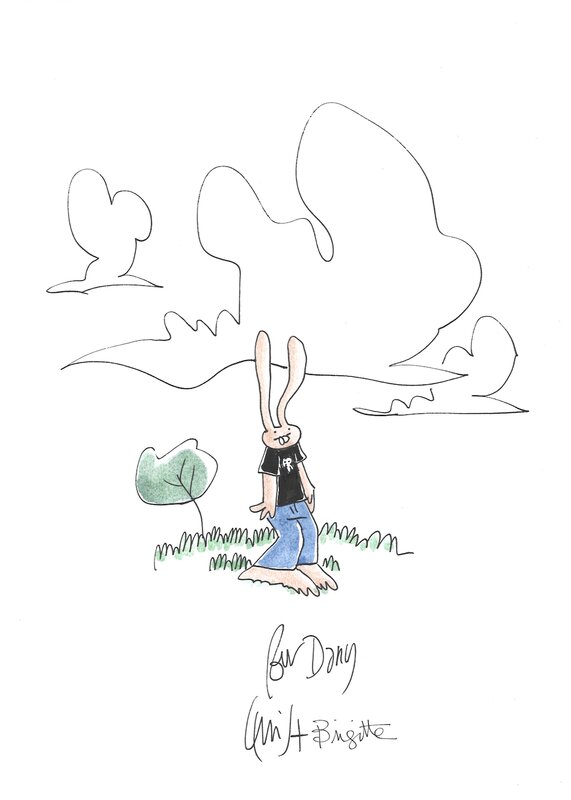 Lapinot / Kobijn par Lewis Trondheim, Brigitte Findakly - Dédicace Lapinot / Kobijn par Lewis Trondheim, Brigitte Findakly - Dédicace