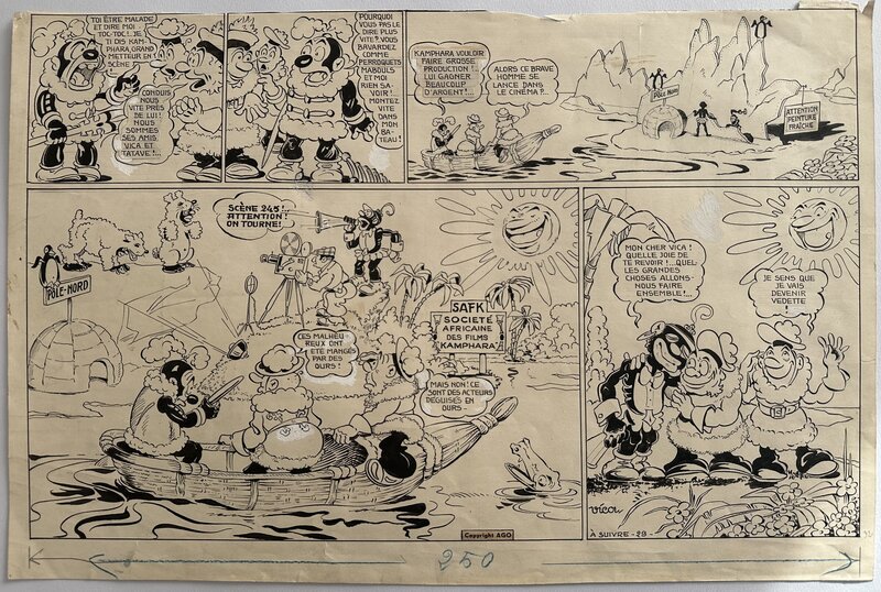 Circa 1938 par Vica - Planche originale