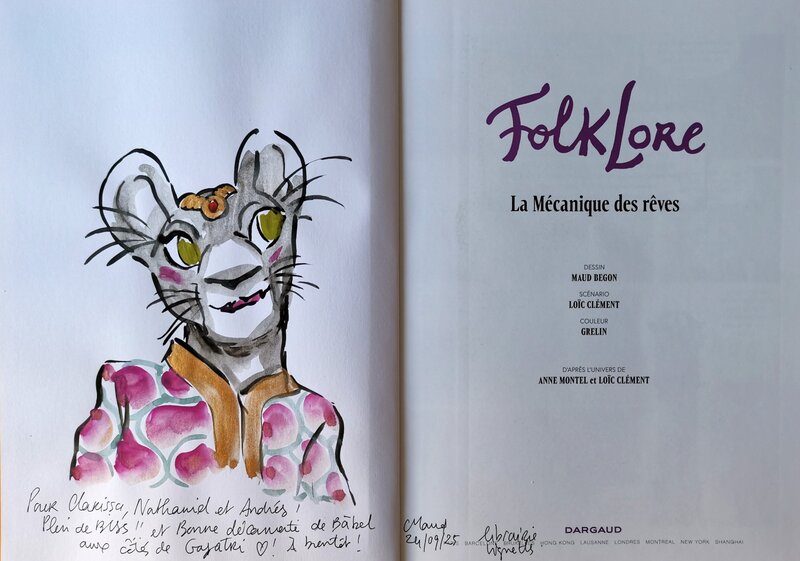 Maud Begon, Folklore - La mécanique des rêves - Dédicace
