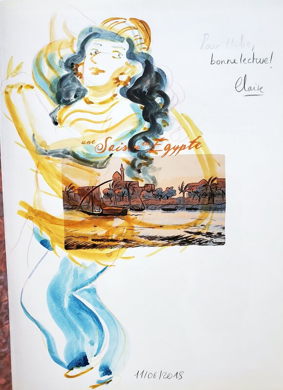 Claire Fauvel, UNE SAISON EN EGYPTE - Sketch