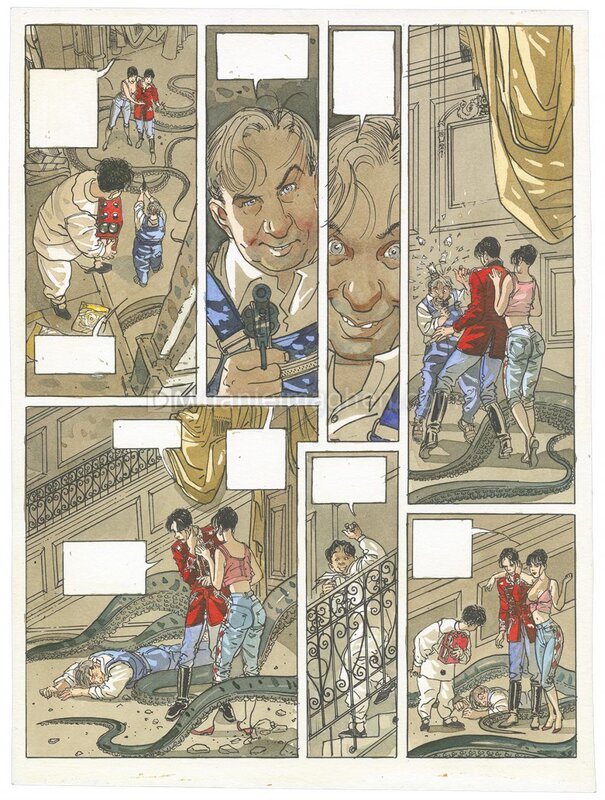For sale - Jean-Pierre Gibrat, Marée Basse - Mise en couleurs - Color guide