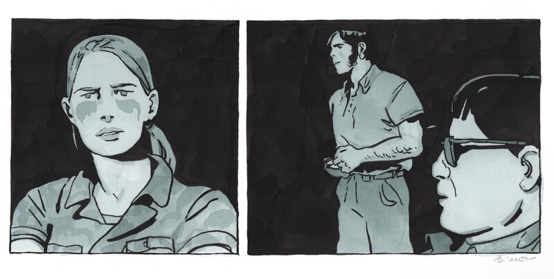 En vente - Bastien Vivès, Bastien VIVES - Corto Maltese  Le jour d'avant -20 - Illustration originale