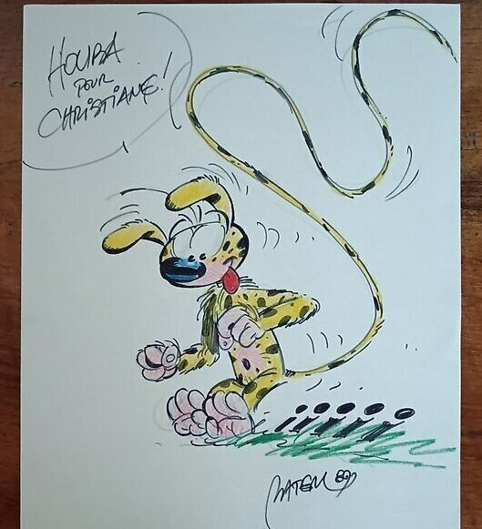 Marsupilami by Batem - Sketch