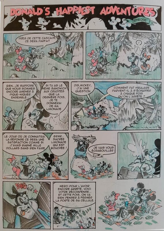Nicolas Kéramidas, Mickey & Donald's Happiest Adventures - Original art