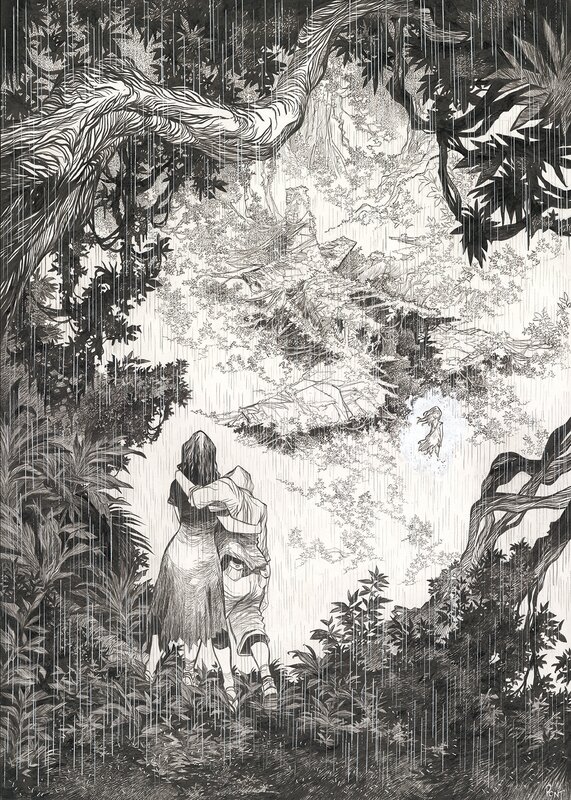 Olivier Pont, Régis Loisel, Couverture originale inédite T1, couverture du coffret - Un putain de Salopard - Original Cover