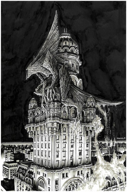 Salvador Sanz, The Salamander - Mega #1 Page 25 - Illustration originale