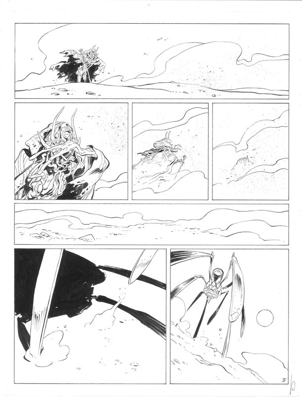 En vente - Virginie Augustin - Metal Hurlant #3 - Planche originale
