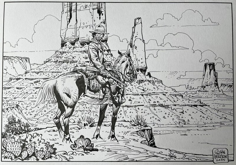 Wilson Colin - Commission Bleuberry - Original Illustration