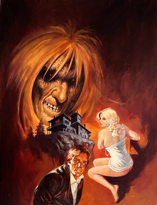 Modenesi, Dossier Negro # 166 - La maison du diable - Horror Series Spain 1983 - Couverture originale Modenesi, Dossier Negro # 166 - La maison du diable - Horror Series Spain 1983 - Couverture originale