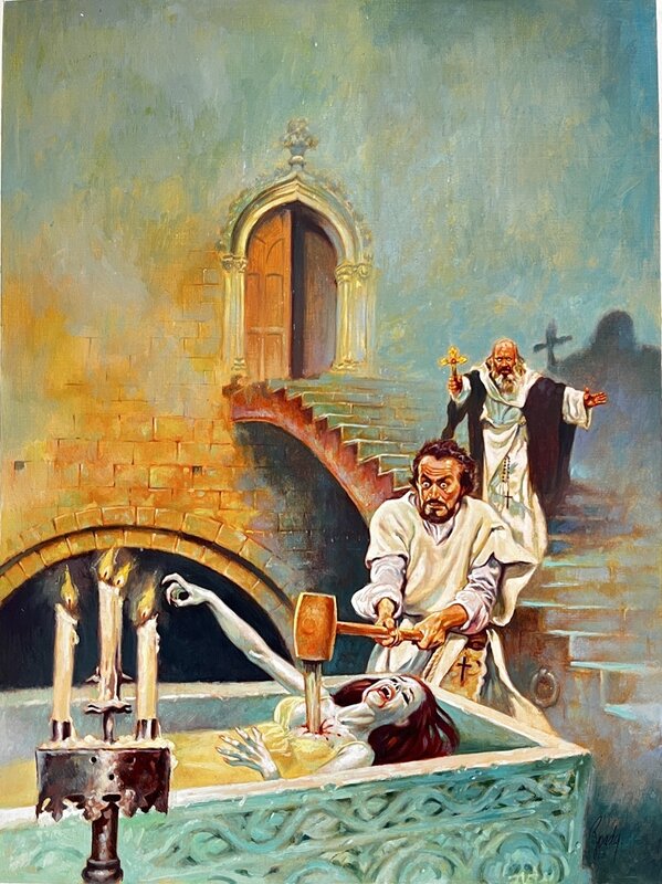 Sebastia Boada, Horus extra - La mort de la dame vampire - PRODUCCIONES EDITORIALES - Spain - Original Cover Sebastia Boada, Horus extra - La mort de la dame vampire - PRODUCCIONES EDITORIALES - Spain - Original Cover