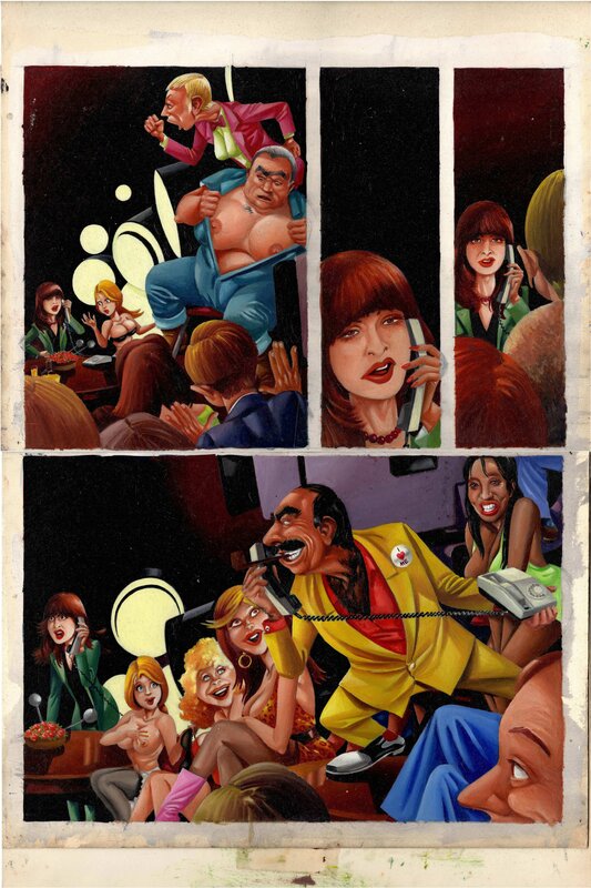 For sale - Dick Matena, Titia bij Sonja Barend - Comic Strip