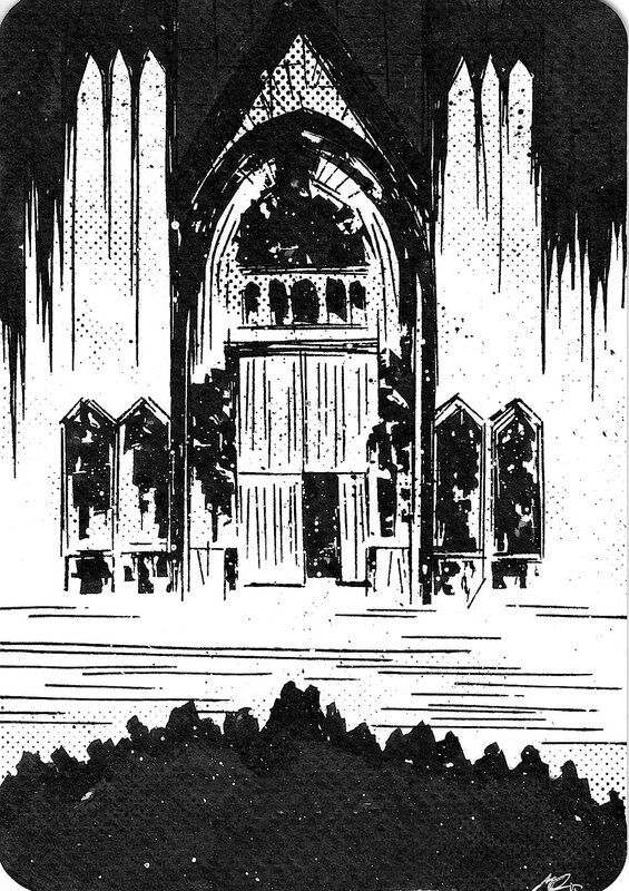 Notre-Dame de Paris par Matthew Dunn - Planche originale