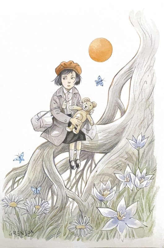 Olivier Grenson Mary - Illustration originale Olivier Grenson Mary - Illustration originale