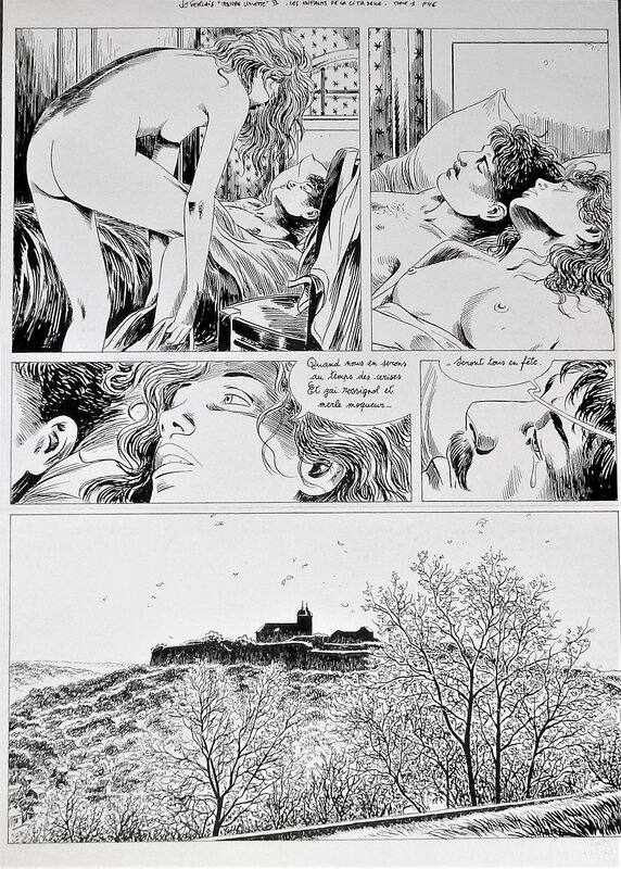 En vente - Jean-Claude Servais, RESERVE - Tendre Violette T6 - Planche originale