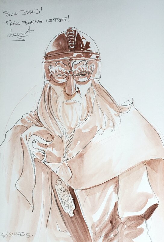 Laurent Sieurac, LES RACINES DE L'ORDRE NOIR T1 VIKINGS - Sketch