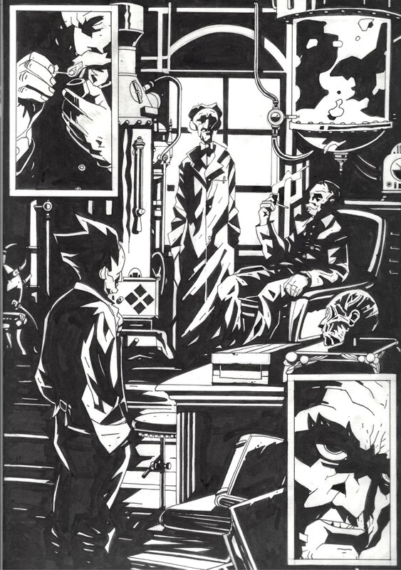 Bones - T1 la montagne des morts - Planche originale