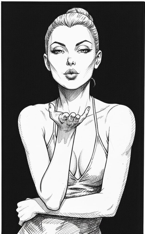 Eva Kant by Guiseppe Candita - Original Illustration