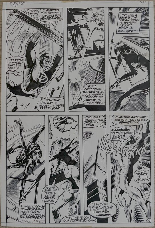 Daredevil 89 by Gene Colan, Tom Palmer - Original Illustration