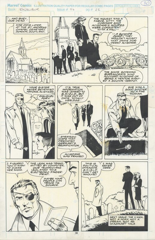 Alan Davis, Mark Farmer, Excalibur, issue #56, page 22 (Marvel 11/92) - Planche originale