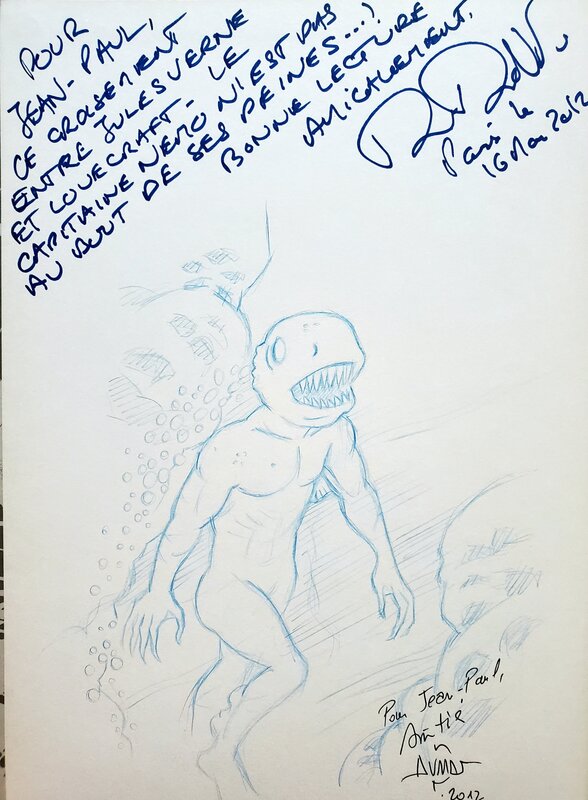 Patrick Dumas, Richard. D. Nolane, 20 000 SIECLES SOUS LES MERS  T2 LE REPAIRE DE CTHULHU - Dédicace Patrick Dumas, Richard. D. Nolane, 20 000 SIECLES SOUS LES MERS  T2 LE REPAIRE DE CTHULHU - Dédicace