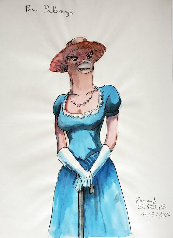 Renaud Eusebe, LA ROSE ET L'AIGLE  T3 CONSPIRATRICE - Sketch