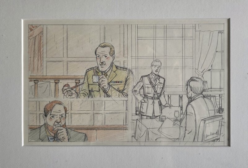 For sale - André Juillard, Blake & Mortimer - Sanctuaire de Gondwana - Original art