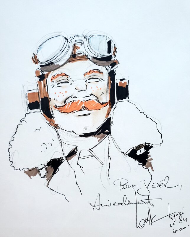 Eric Loutte, BIGGLES   T6 LA 13e DENT DU DIABLE - Dédicace