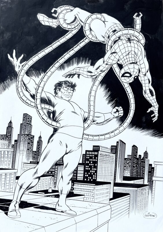 Mitton - Re-création du poster du Strange N°110 - Original Illustration
