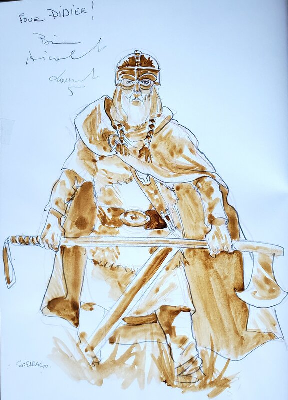 Laurent Sieurac, LES RACINES DE L'ORDRE NOIR T1 VIKINGS - Sketch