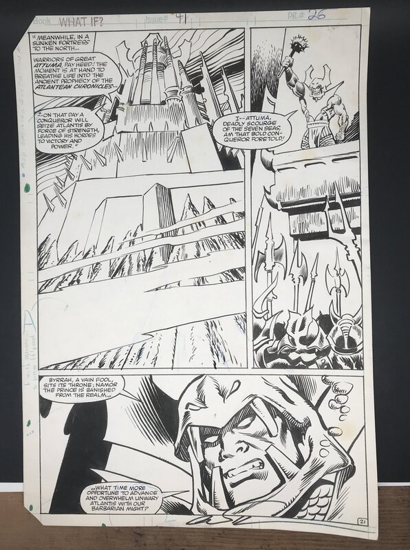 Marc Silvestri, Mel Candido, Alan Zelenetz, What If Destiny Had Not Destroyed Atlantis ? What if 41 planche 21 - Comic Strip