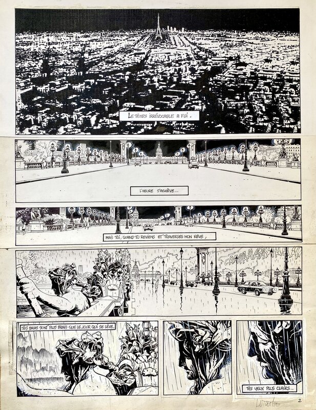 Laurent Vicomte, Sasmira - T1 ouverture - Planche originale