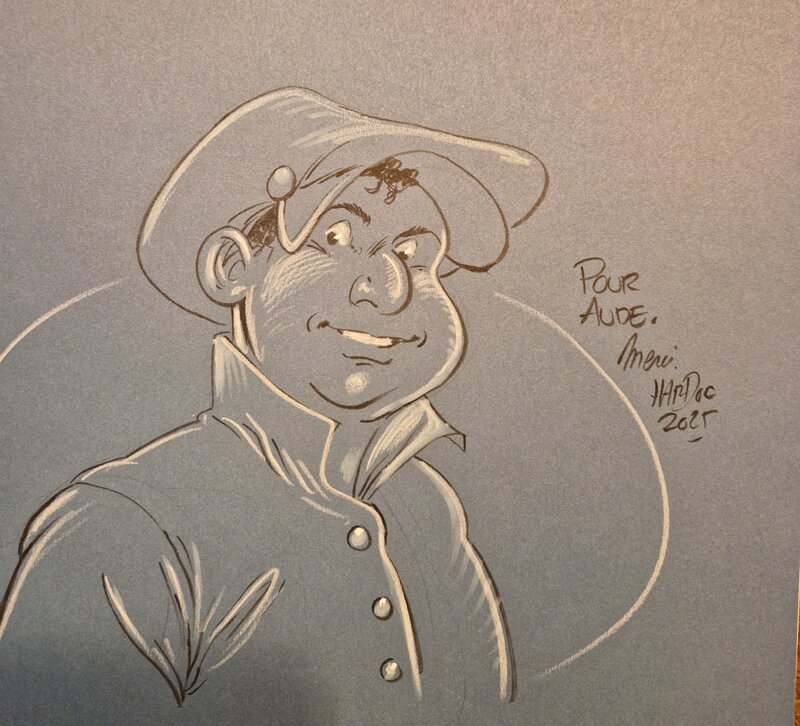 Dédicace de Hardoc dans la guerre des Lulus tome 1 - Sketch Dédicace de Hardoc dans la guerre des Lulus tome 1 - Sketch