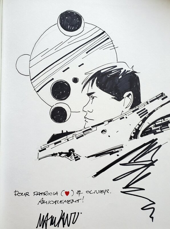 Marvano, La GUERRE ETERNELLE     T1 SOLDAT MANDELLA  (2010 . 2020) - Sketch