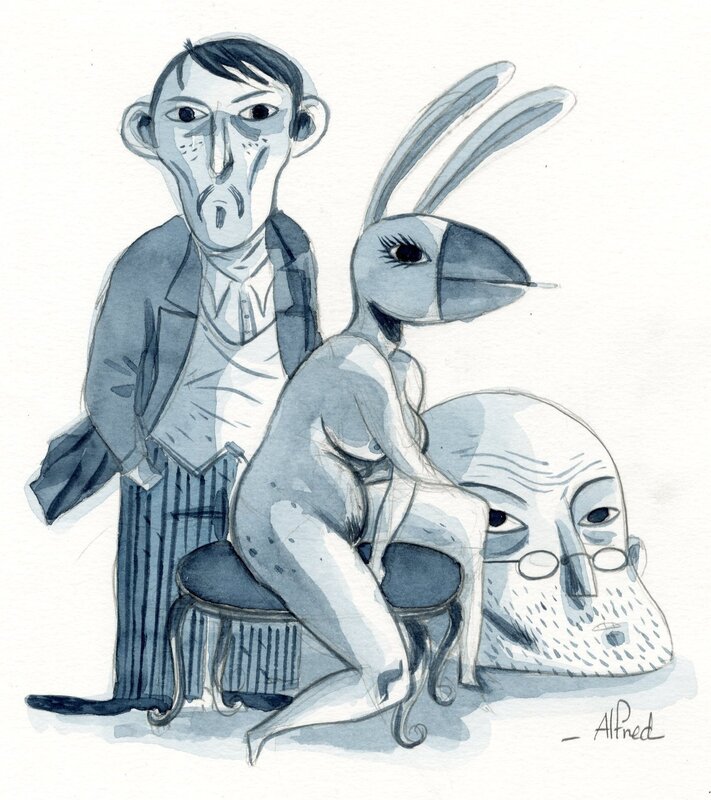 Sans titre by Alfred - Original Illustration