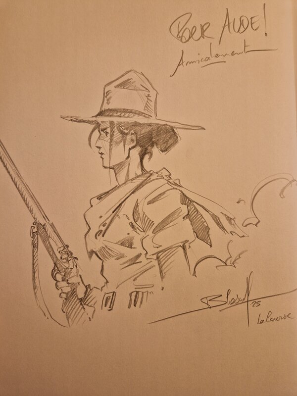 Dédicace de Blasco-Martinez dans Catamount tome 4 - Sketch Dédicace de Blasco-Martinez dans Catamount tome 4 - Sketch