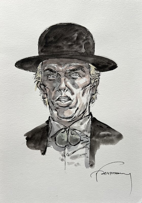 En vente - Hermann, Comanche - The Preacher - Planche originale