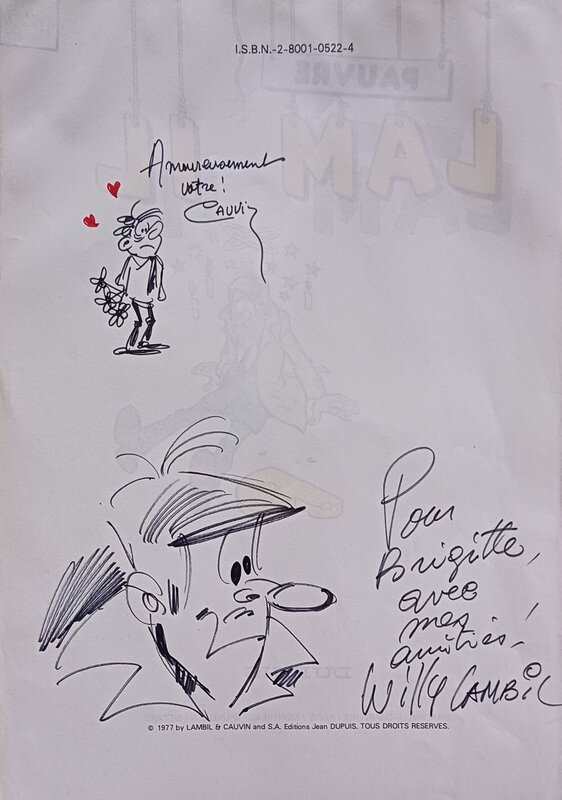 Pauvre Lampil by Willy Lambil - Sketch